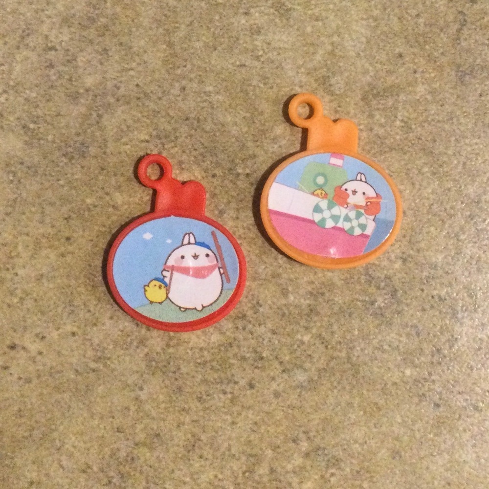 Two Cute Little Molang Charms